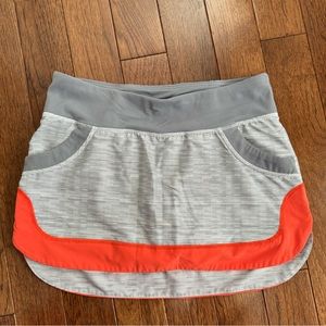 Lululemon skort skirt with shorts size 4